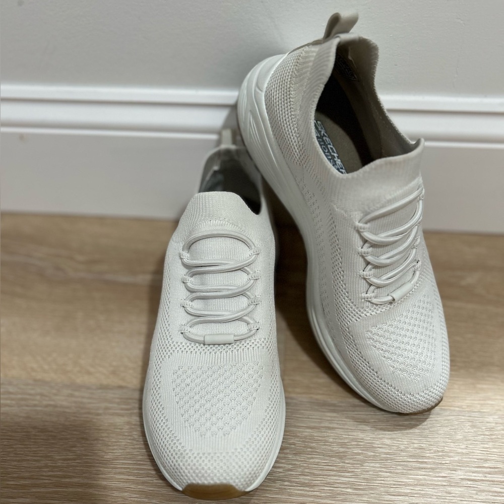 Skechers Bobs Sport Sparrow 2.0Memory Foam Slip On Shoe Stretch 117027 Size 7.5